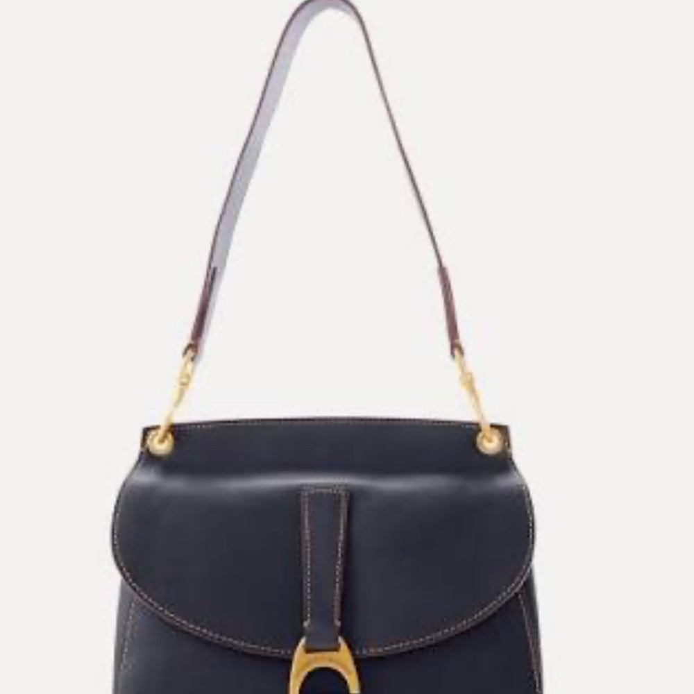 Dooney and Burke Elegant gray Leather Shoulder Bag - Picture 8 of 8